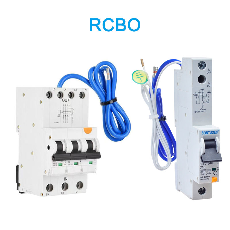 6KA 3P + N neakage circuit breaker breaker at (ac) ປະເພດ RCBO ດ້ວຍສາຍໄຟ