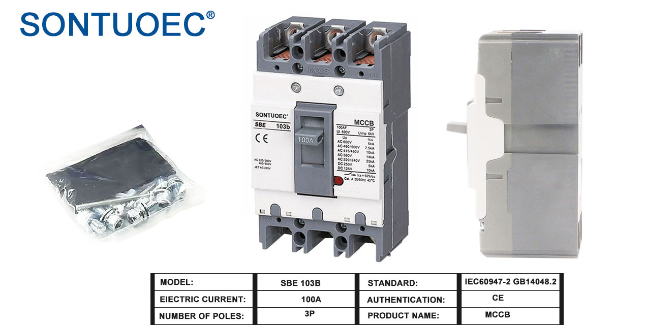 Laser Printing Molded Case Circuit Breaker MCCB