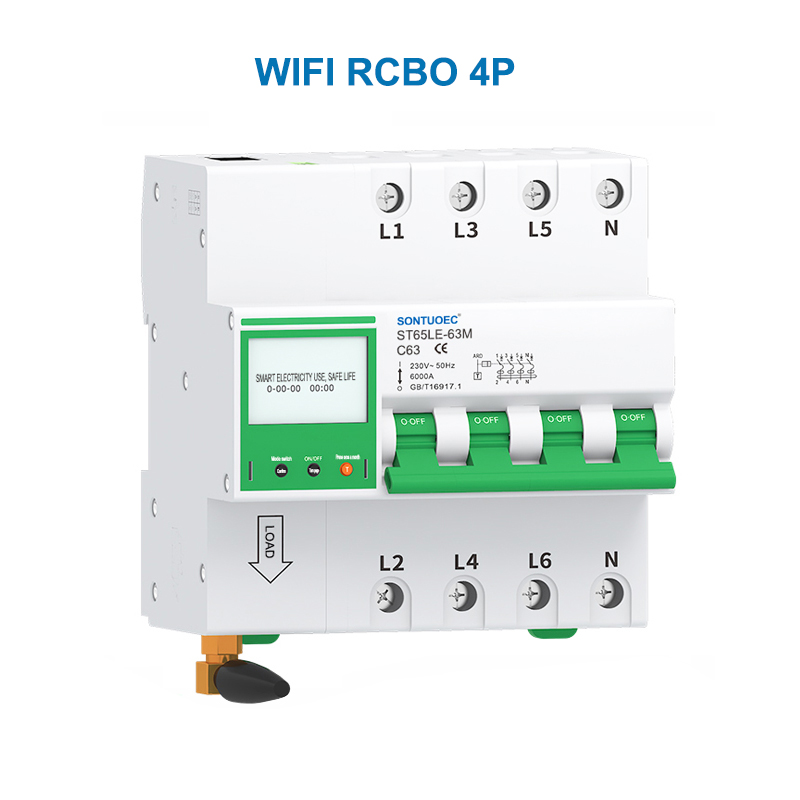 iOt ສະຫລາດວົງຈອນ breaker breaki wifi wifi MCB RCBO