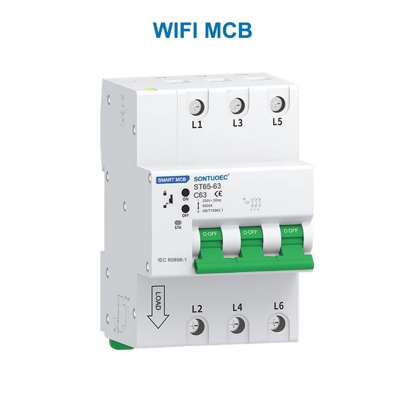 WiFi RS485 MCB STEVENTIONAL IOT MCB RCBO STEVENTION STEVENTION RCBO STILY CLACTION CERIAL CERROKER